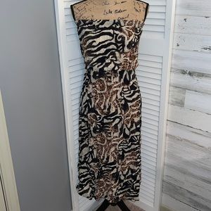 Mandee size medium strapless long dress